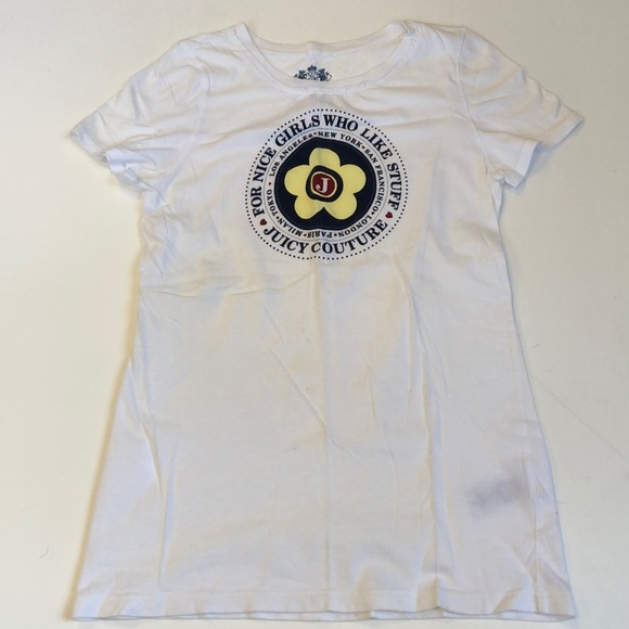 JUICY COUTURE GRAPHIC TEE SIZE 14 - Picture 1 of 3